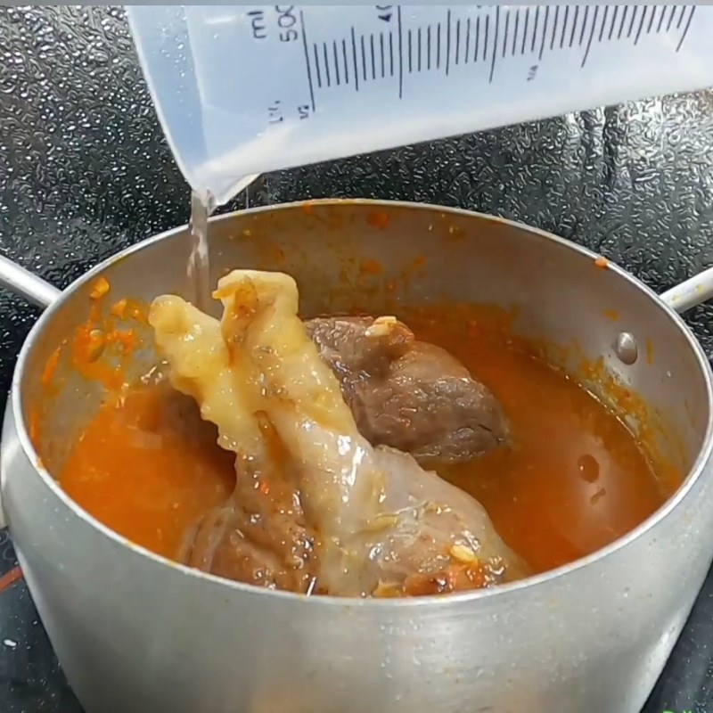Bước 4 Hầm bò nấu đốp Bò nấu đốp