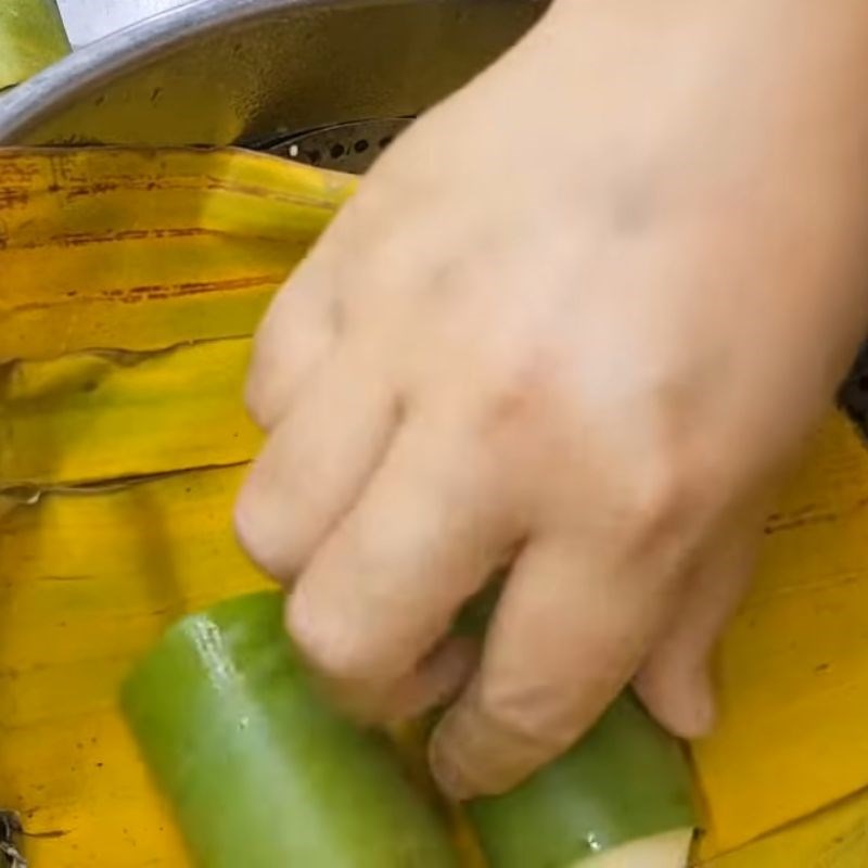 Bước 4 Hấp bánh sắn Bánh sắn bằng bột sắn