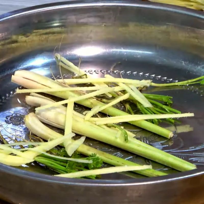 Bước 3 Hấp cá bống mú kiểu Hồng Kông cá bống mú hấp hồng kông