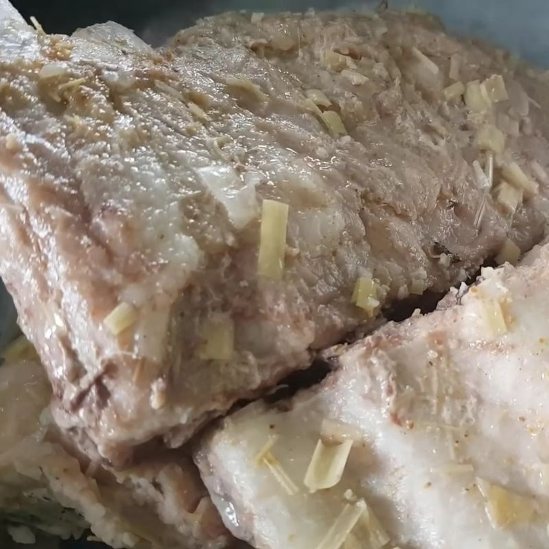 Bước 4 Hấp sườn – bí quyết sườn nướng mềm ẩm sườn nướng ngon và mềm