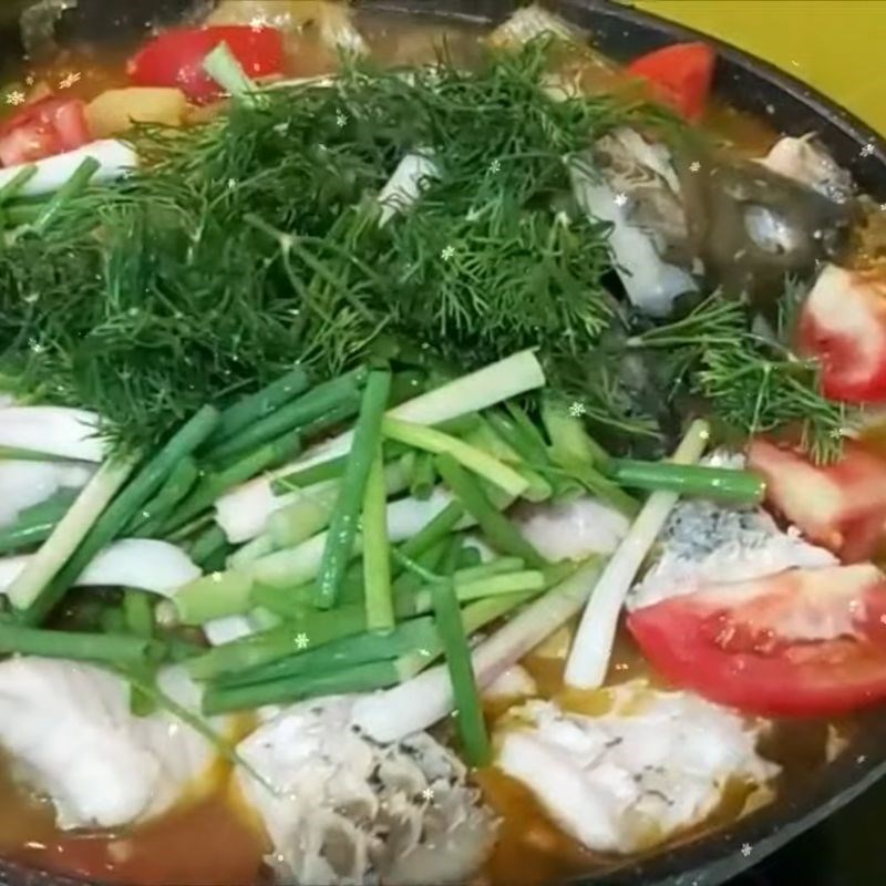 Bước 6 Hoàn thành món cá chép giòn om dưa cá chép giòn om dưa