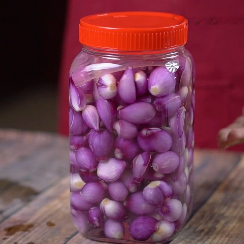 Bước 4 Hoàn thành món hành tím ngâm giấm Hành ngâm giấm