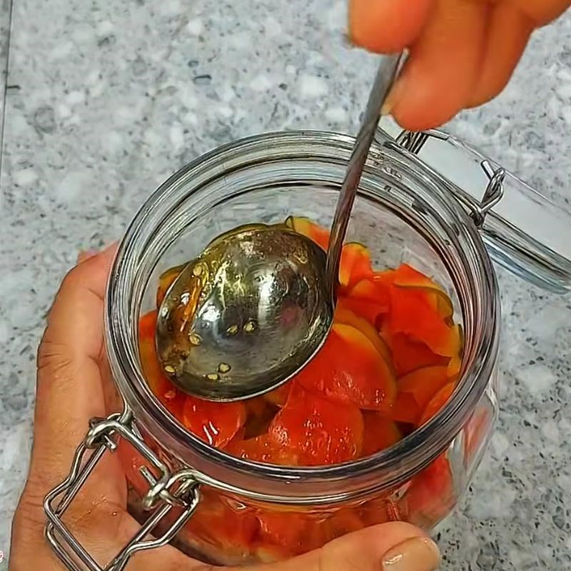 Bước 5 Hoàn thành món mắm đu đủ chay Mắm đu đủ chay