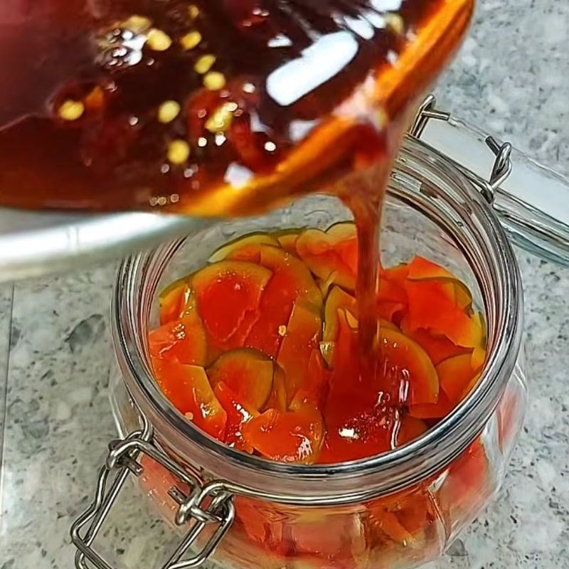 Bước 5 Hoàn thành món mắm đu đủ chay Mắm đu đủ chay
