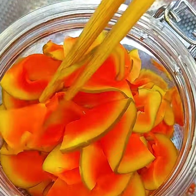 Bước 5 Hoàn thành món mắm đu đủ chay Mắm đu đủ chay