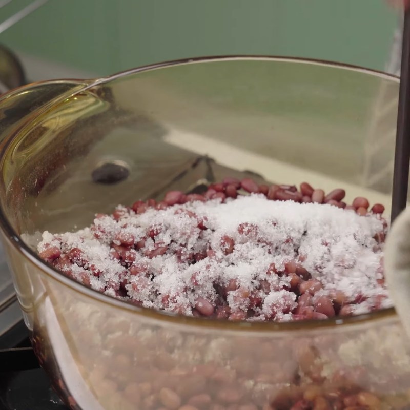 Bước 3 Hoàn thiện nồi chè đậu đỏ Chè đậu đỏ bột năng