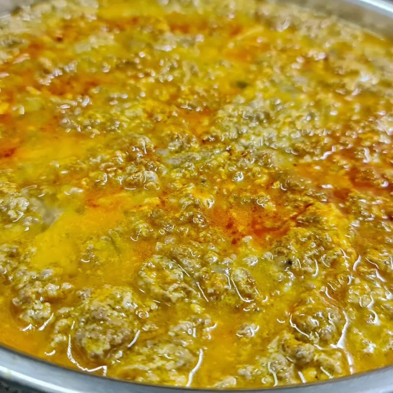 Bước 5 Hoàn thiện nồi nước dùng bún riêu Chả cua bún riêu