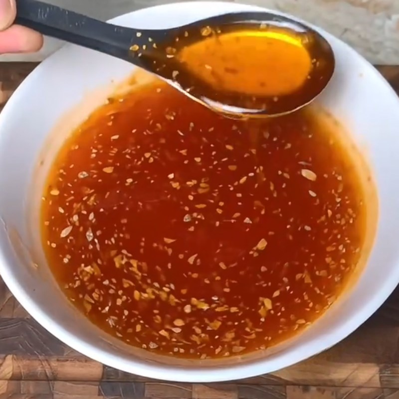 Bước 3 Hoàn thiện sốt mắm tỏi Sốt mắm tỏi