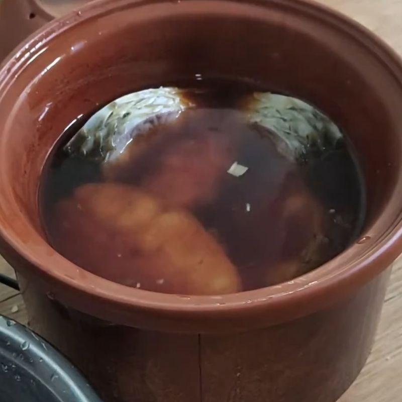 Bước 4 Kho cá bằng nồi nấu chậm cá kho bằng nồi nấu chậm