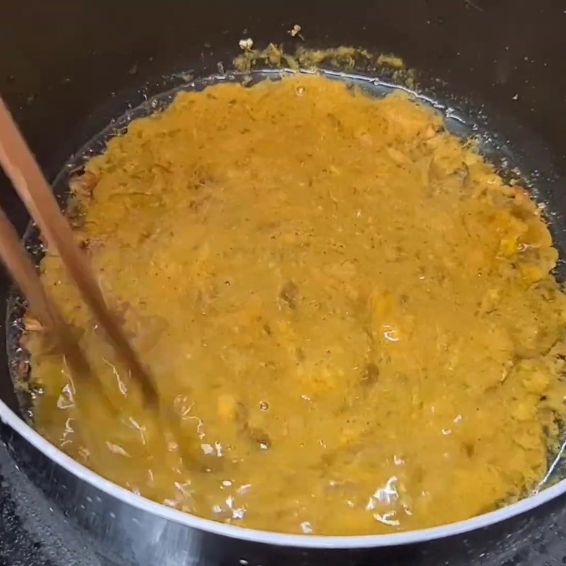 Bước 4 Làm chả cua hấp mềm ngon Chả cua bún riêu