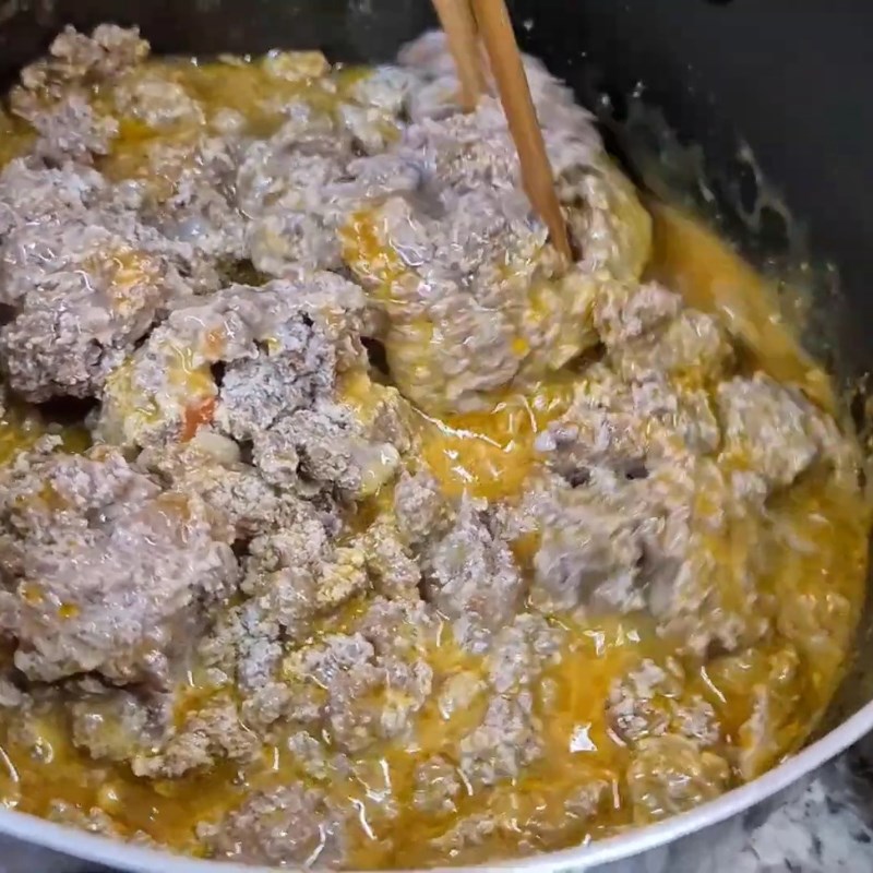 Bước 4 Làm chả cua hấp mềm ngon Chả cua bún riêu