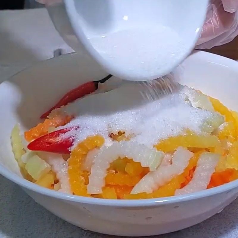 Bước 5 Làm dưa chua ngọt (dưa góp chua ngọt) dưa món chua ngọt ăn liền