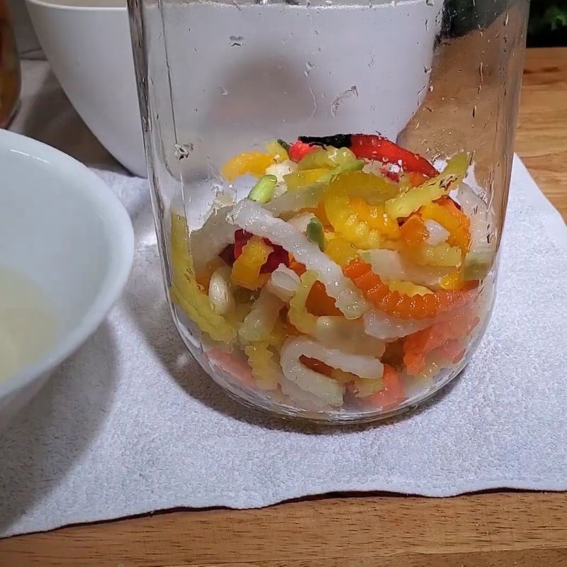 Bước 5 Làm dưa chua ngọt (dưa góp chua ngọt) dưa món chua ngọt ăn liền