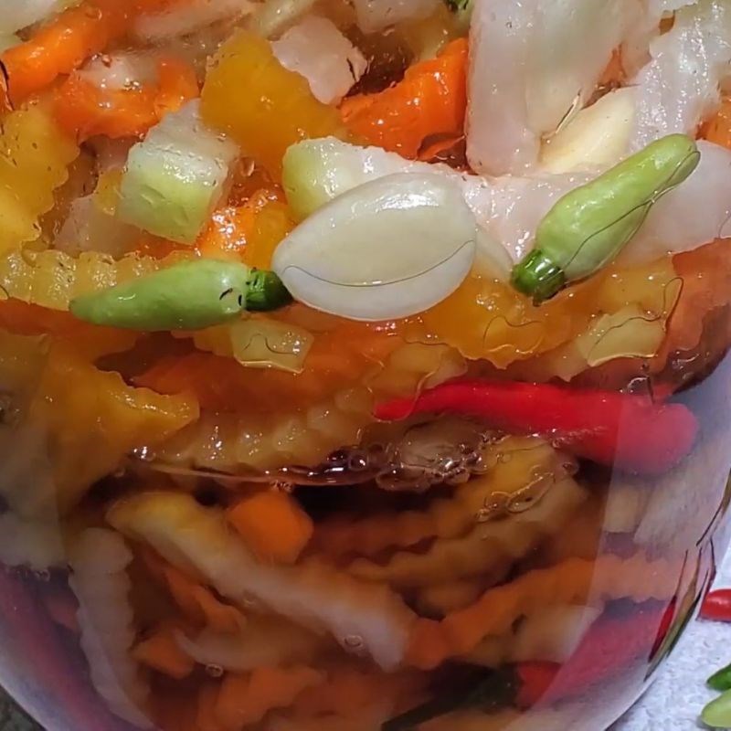 Bước 6 Làm dưa món ăn liền dưa món chua ngọt ăn liền