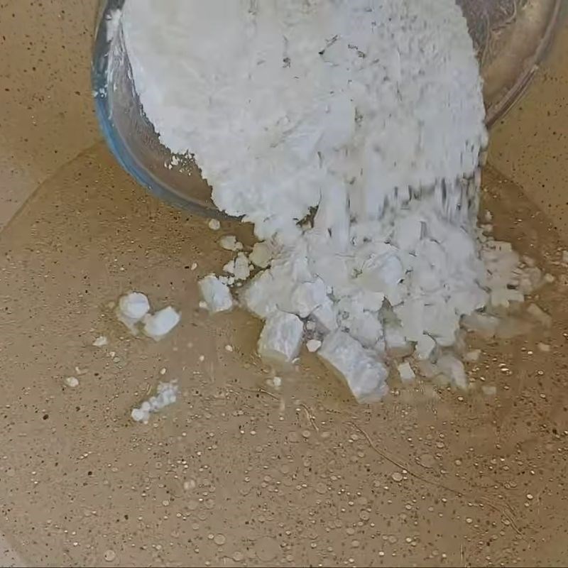 Bước 2 Làm lớp mỡ cho thịt ba chỉ chay thịt ba chỉ chay