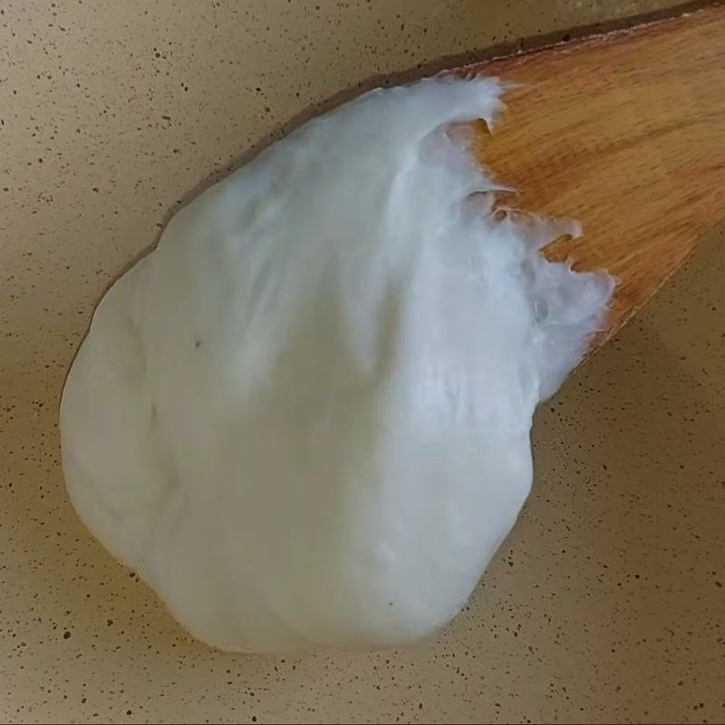 Bước 2 Làm lớp mỡ cho thịt ba chỉ chay thịt ba chỉ chay