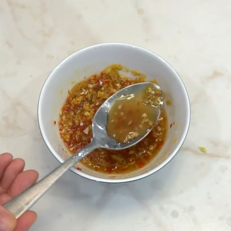 Bước 5 Làm mắm gừng chấm thịt vịt bánh canh vịt miền tây
