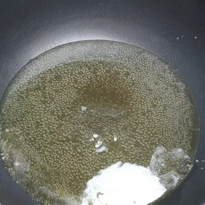 Bước 4 Làm mỡ hành Sốt tắc chấm bánh tráng