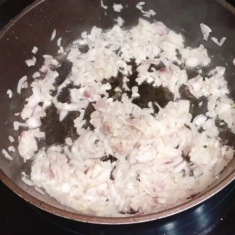 Bước 2 Làm mỡ hành "bất bại" giữ màu xanh tươi ruột hàu nướng mỡ hành bằng nồi chiên không dầu