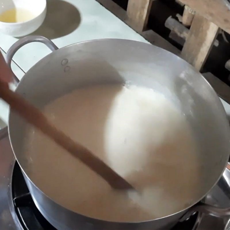 Bước 2 Làm tàu hũ mềm mịn Tàu hũ bánh lọt