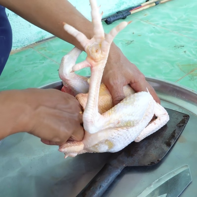 Bước 4 Móc phổi và làm sạch kỹ lưỡng Mổ gà cúng