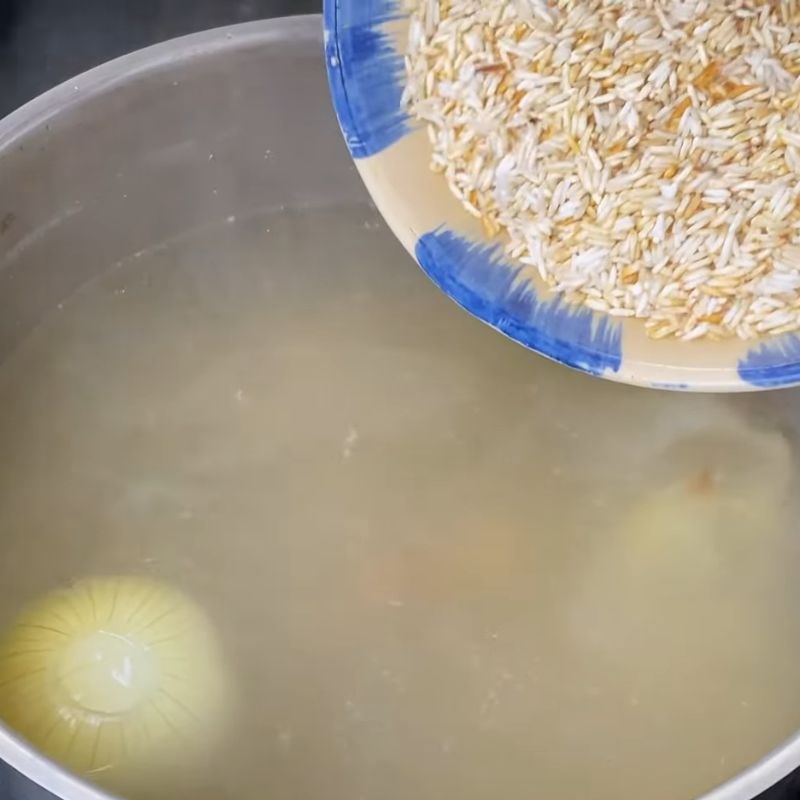 Bước 5 Nấu cháo lòng bò thơm ngon cháo lòng bò