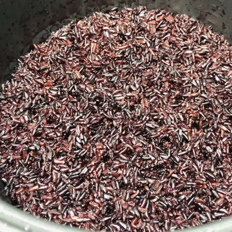 Bước 2 Nấu cơm gạo lứt không cần ngâm Gạo lứt nấu không cần ngâm