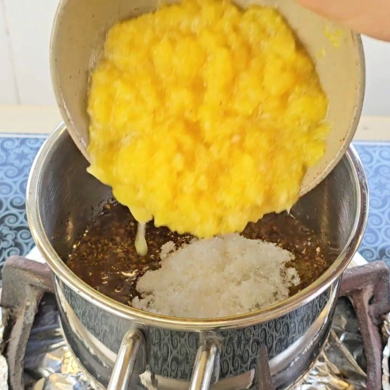 Bước 2 Nấu nước chấm mắm nêm Bắp bò cuốn bánh tráng