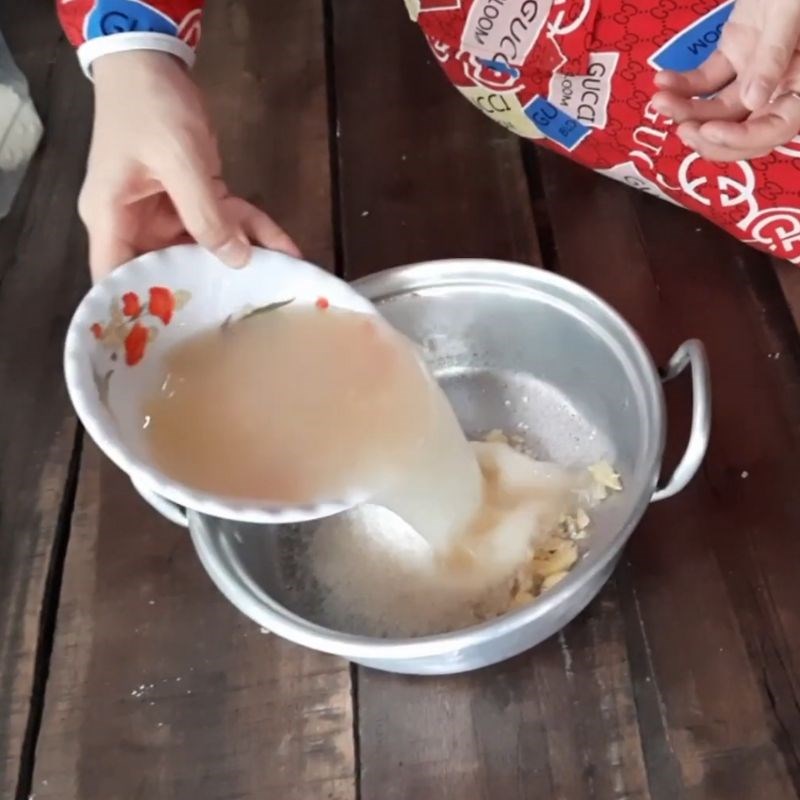 Bước 6 Nấu nước đường gừng Tàu hũ bánh lọt