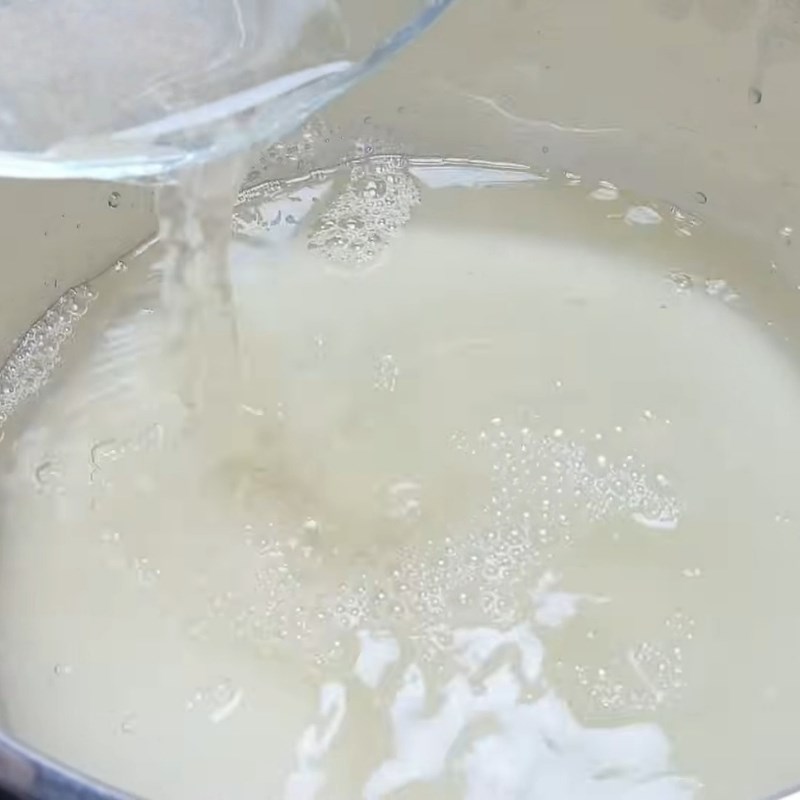 Bước 3 Nấu nước giấm đường Hành tím ngâm chua ngọt