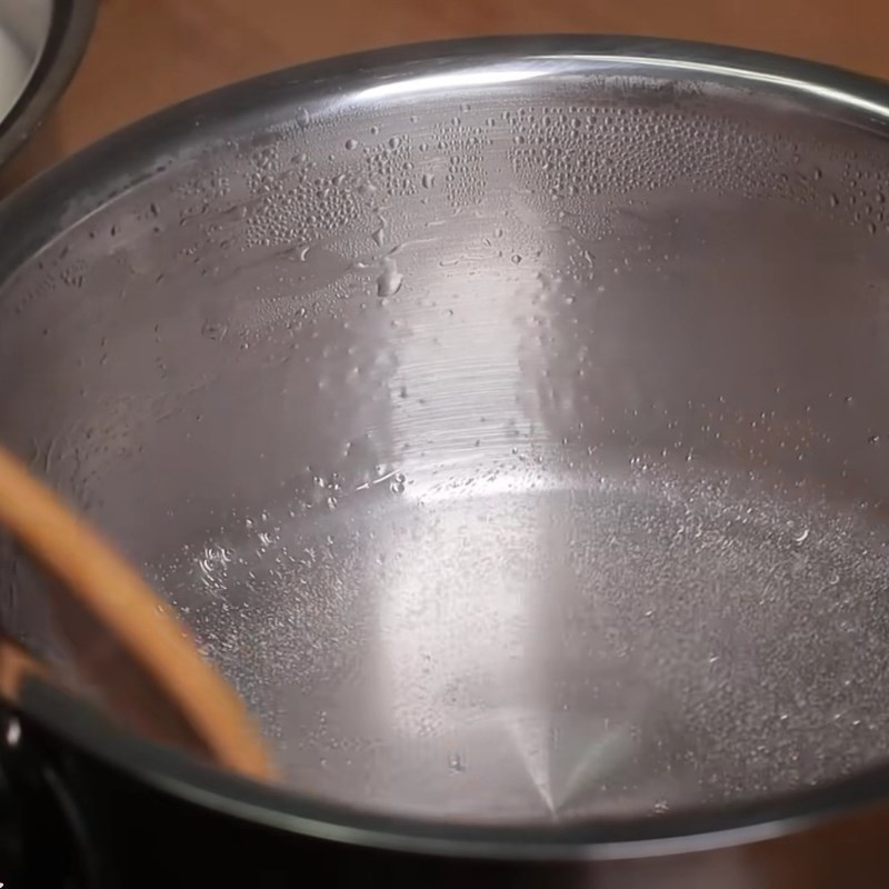 Bước 5 Nấu rau cau dẻo Chè khúc bạch bằng whipping cream