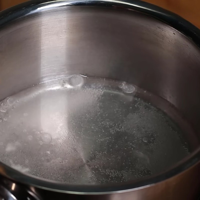 Bước 5 Nấu rau cau dẻo Chè khúc bạch bằng whipping cream