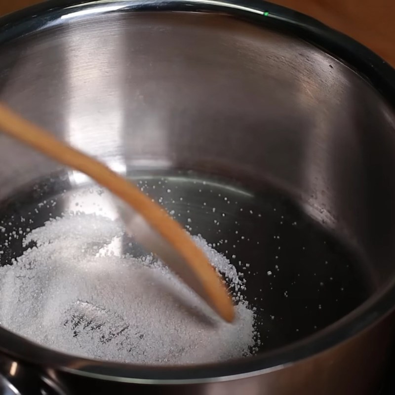 Bước 5 Nấu rau cau dẻo Chè khúc bạch bằng whipping cream