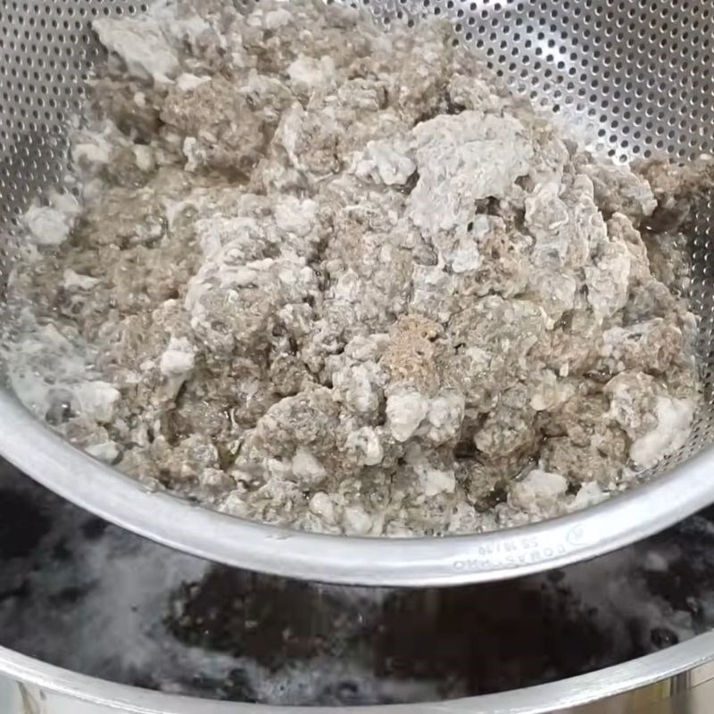 Bước 2 Nấu riêu cua Lẩu riêu cua thập cẩm