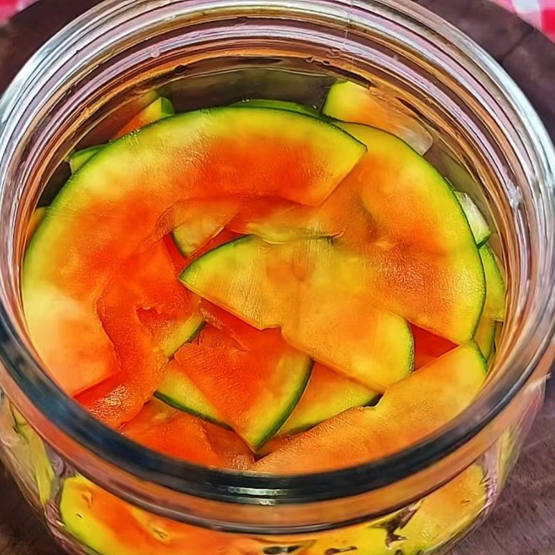 Bước 2 Ngâm đu đủ với nước mắm chay lần 1 Mắm đu đủ chay