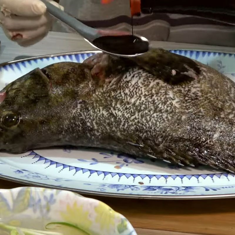 Bước 2 Nhồi thịt và ướp cá bống mú cá bống mú hấp hồng kông