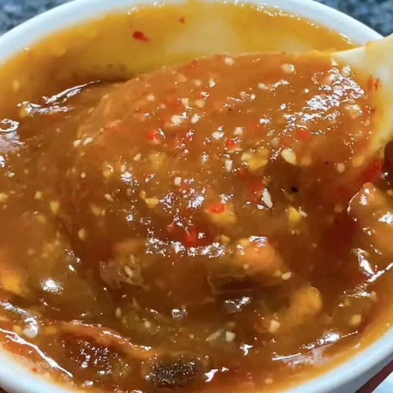 Bước 3 Pha chế nước mắm me chấm khô Mắm me chấm khô