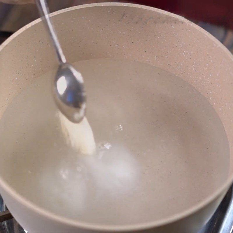 Bước 3 Pha chế nước ngâm hành chua ngọt Hành ngâm giấm