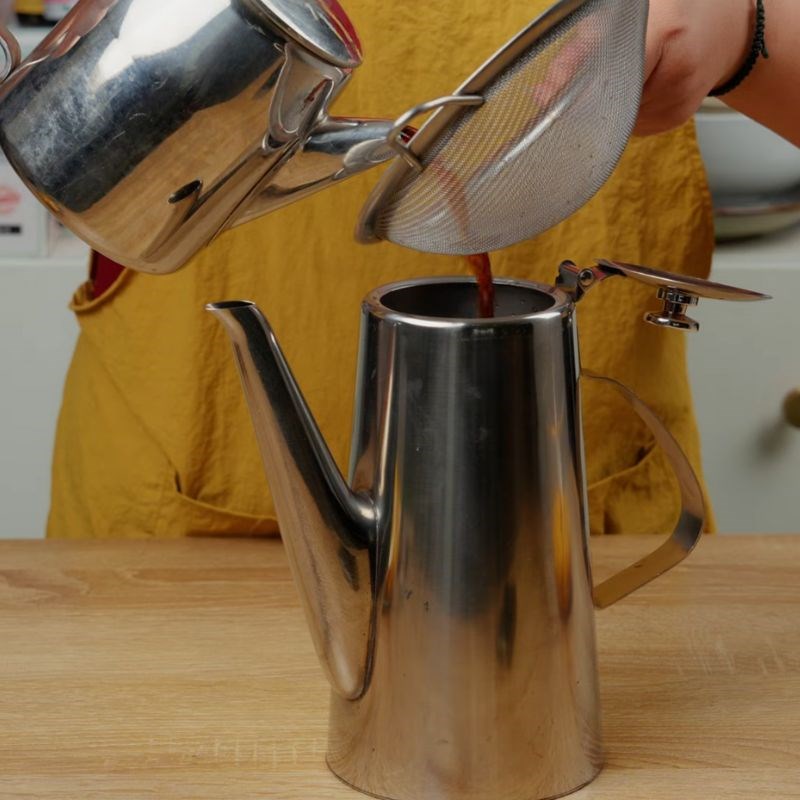 Bước 4 Pha chế trà xoài chanh leo hoàn chỉnh Trà xoài chanh leo