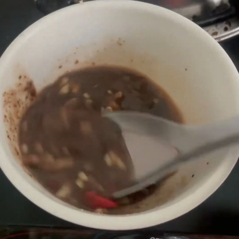 Bước 2 Pha mắm ruốc Mắm ruốc chấm thịt luộc