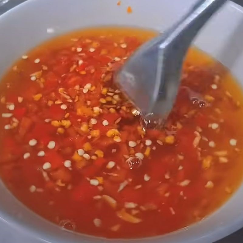 Bước 5 Pha nước chấm và nước cốt dừa béo ngậy Bánh tầm bì nước cốt dừa