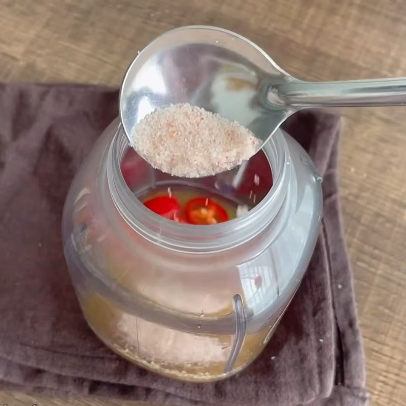 Bước 4 Pha nước sốt trộn gỏi chay thơm ngon gỏi chay thập cẩm