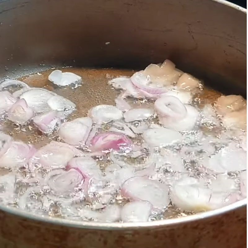 Bước 2 Phi hành tím thơm giòn gỏi bắp chuối chay