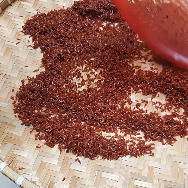 Bước 2 Phơi khô gạo lứt tự nhiên Bột gạo lứt