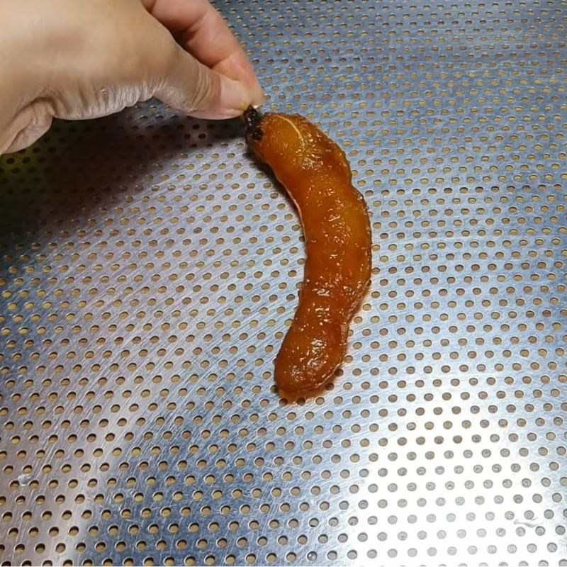 Bước 4 Phơi khô mứt me Mứt me ngào đường