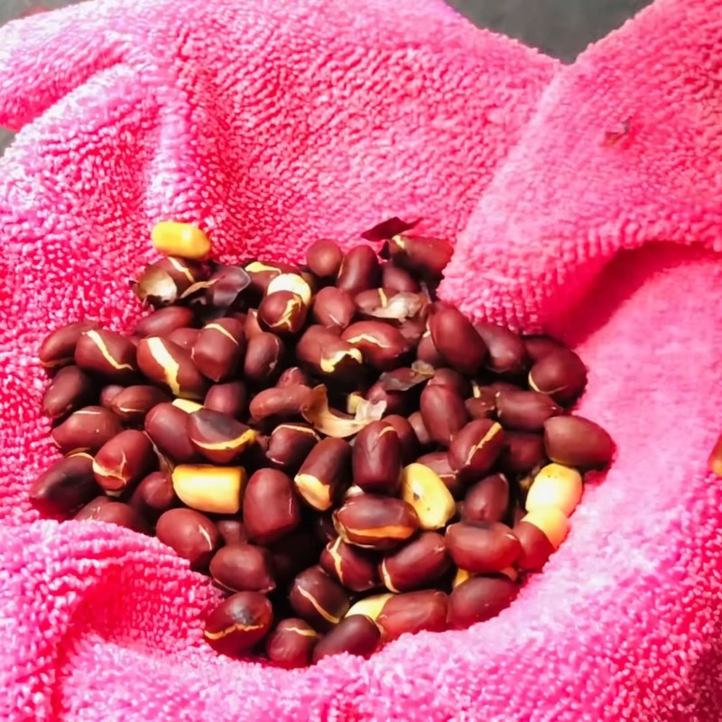 Bước 3 Rang muối mè đậu phộng (tùy chọn) Gạo lứt nấu không cần ngâm