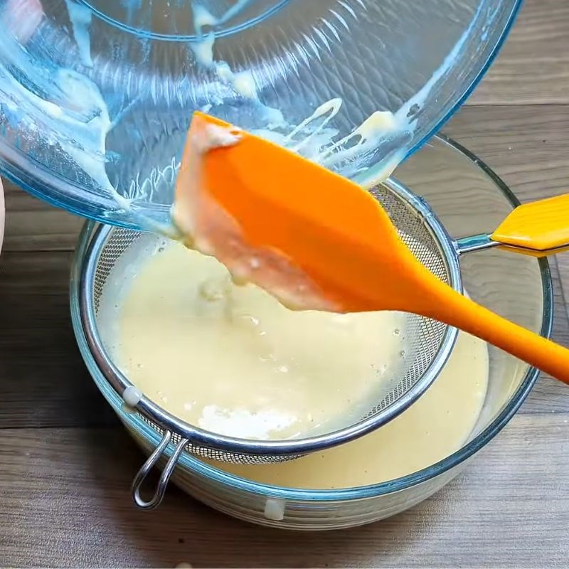 Bước 2 Rây và ủ bột Bánh rán bằng bột mì