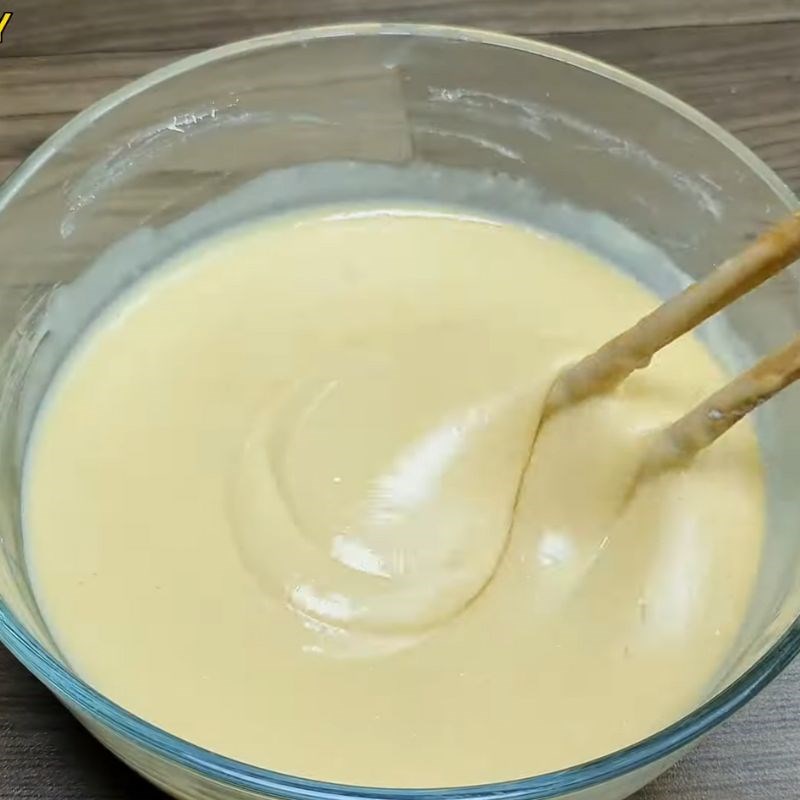 Bước 2 Rây và ủ bột Bánh rán bằng bột mì