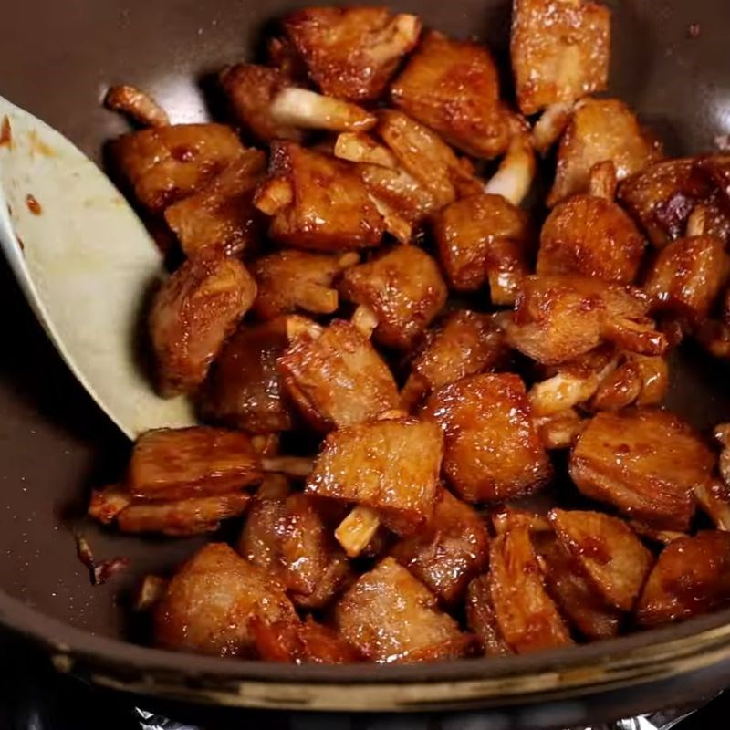 Bước 5 Rim sườn non chay sườn non chay rim nước tương