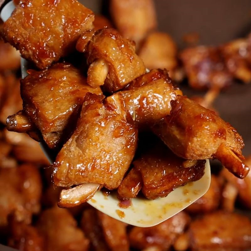 Bước 5 Rim sườn non chay sườn non chay rim nước tương